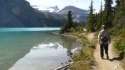 PICTURES/Banff National Park - Alberta Canada/t_Sharon On Lake Shore2.JPG